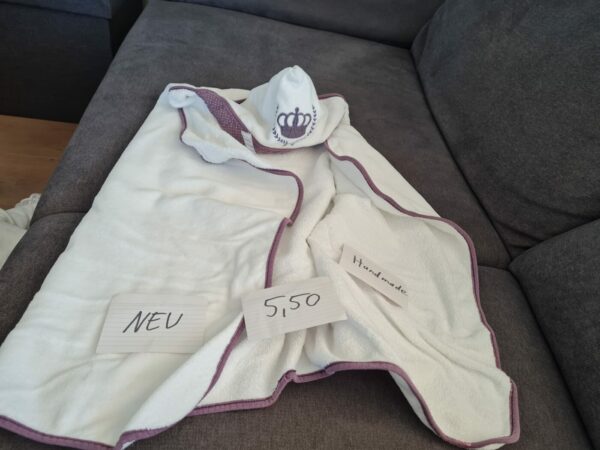 Neu Handmade Badetuch bestickt