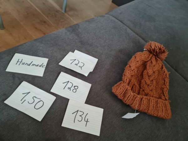 Handmade Mütze 122-134