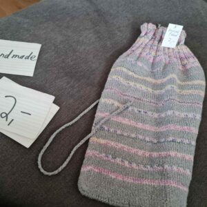 Handmade Pucksack oder Wärmflaschenschutz