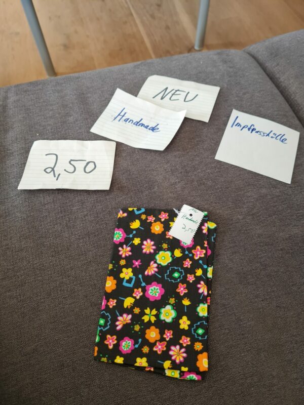 Neu Handmade Impfpasshülle