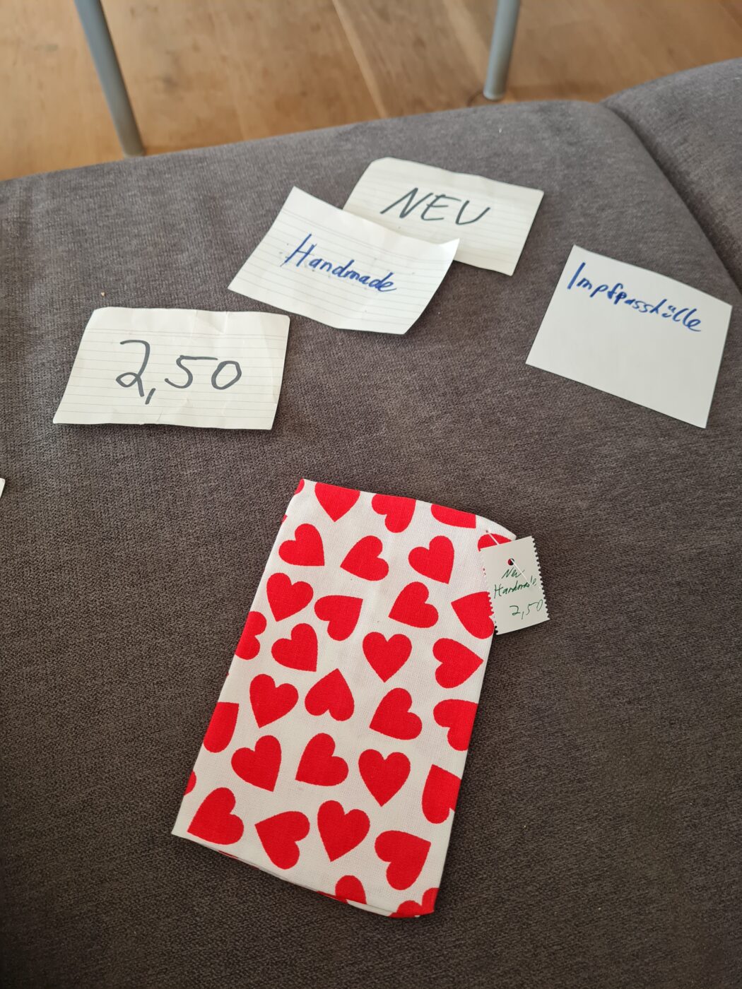 Neu Handmade Impfpasshülle