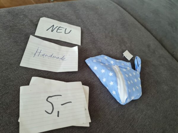 Neu Handmade z.b. Schnullertasche