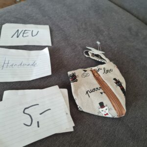 Neu Handmade z.b. Schnullertasche
