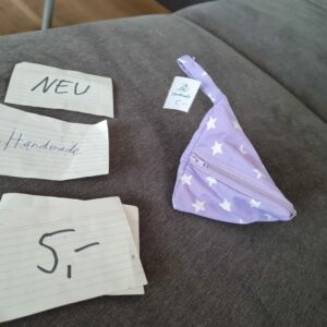 Neu Handmade z.b. Schnullertasche
