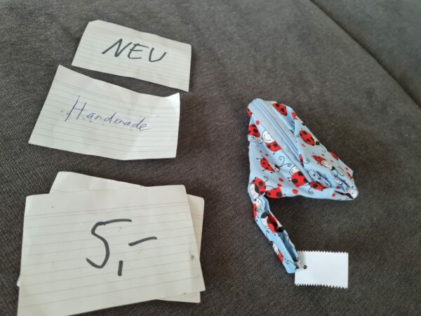 Neu Handmade z.b. Schnullertasche