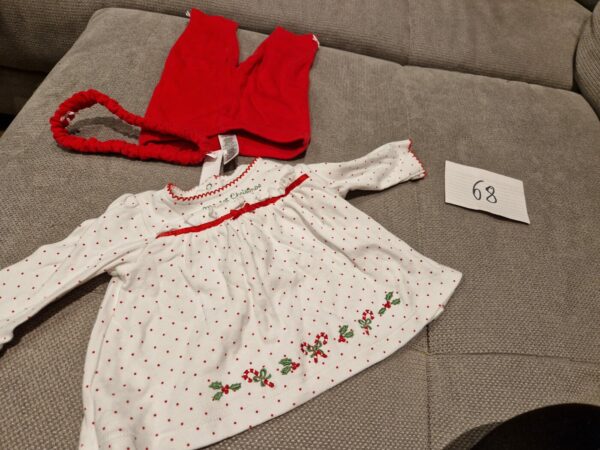 Set Oberteil und Hose Haarband 68