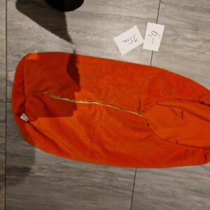 Fußsack Orange Fleece 95cm