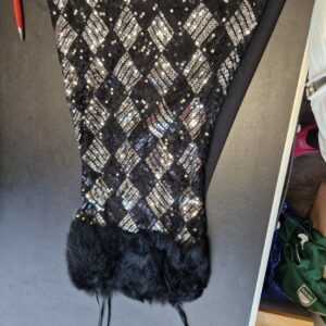 Kostüm Kleid schwarz 128-158 Neu