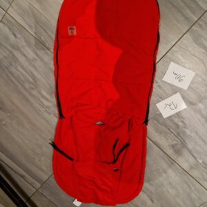 Fußsack dünn rot Übergang 90cm