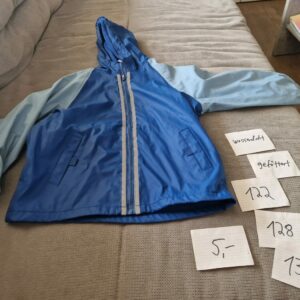 Jacke Regenjacke gefüttert 122-134