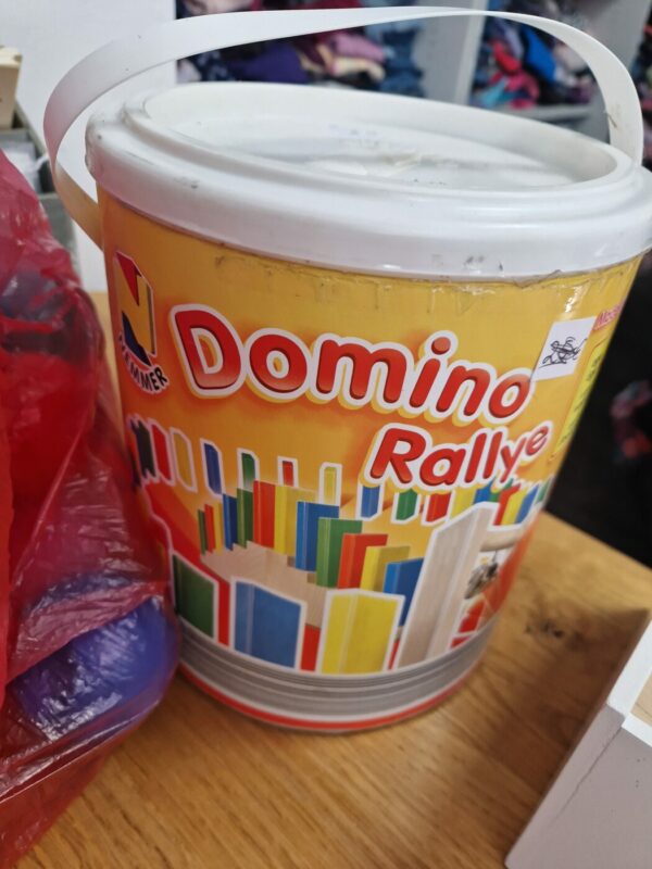 Eimer Domino Rallye aus Holz