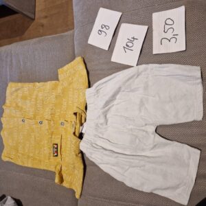 Set T Shirt & kurze Hose 98 104