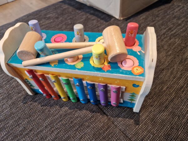 Spielzeug Holz Musik Xylophon Hammerspiel