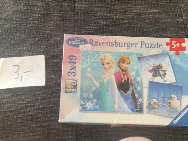 Puzzle 3x 49 Teile Eiskönigin