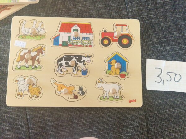 Puzzle Holz Steckpuzzle Goki
