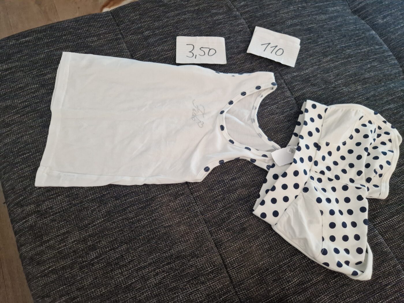 Set T Shirt Kurze Hose 110