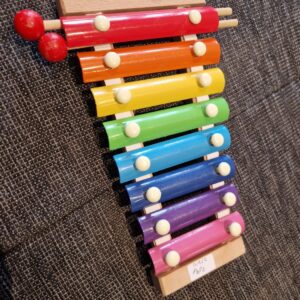 Spielzeug Musik Xylophon mit 2 Stäben