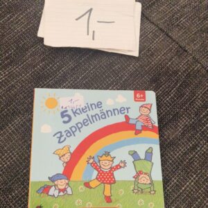 Buch Pappbuch 5 kleine Zappelmänner