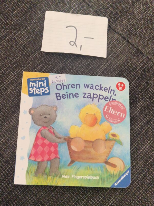 Buch Mini Steps Ohren wackeln Beine zappeln