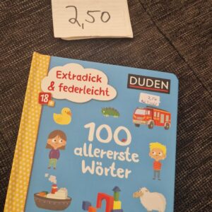 Buch Pappbuch 100 allererste Wörter DUDEN