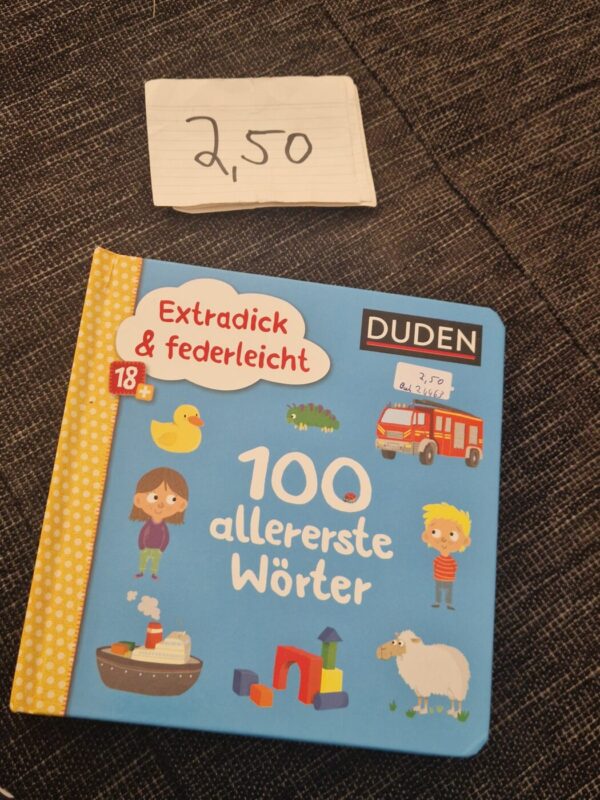 Buch Pappbuch 100 allererste Wörter DUDEN