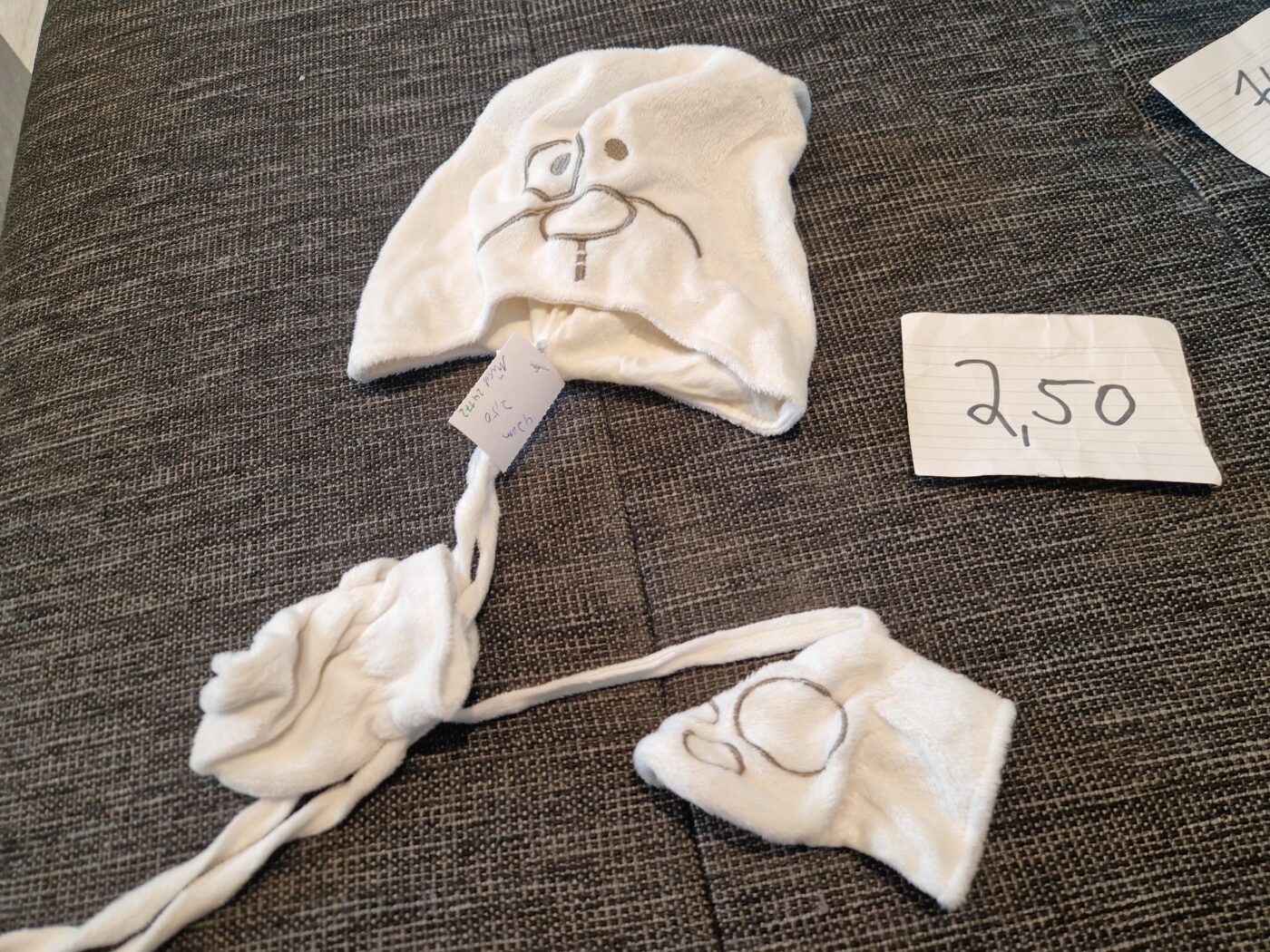 Mütze mit Hanschuhen 62 68