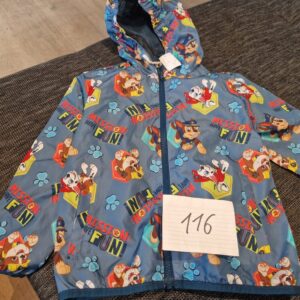 Neu 116 Jacke dünn Paw Patrol
