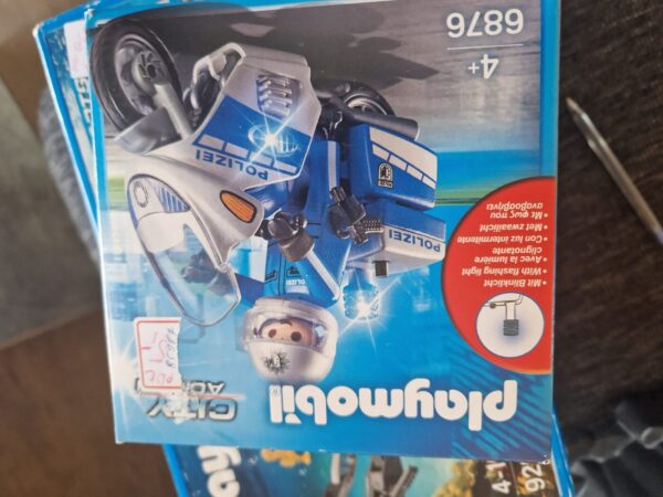 Playmobil 6876 Motorrad ( Visier vom Helm fehlt)