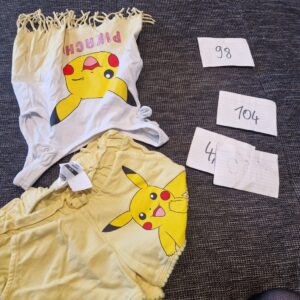 Set T Shirt & kurze Hose 98 Pokemon