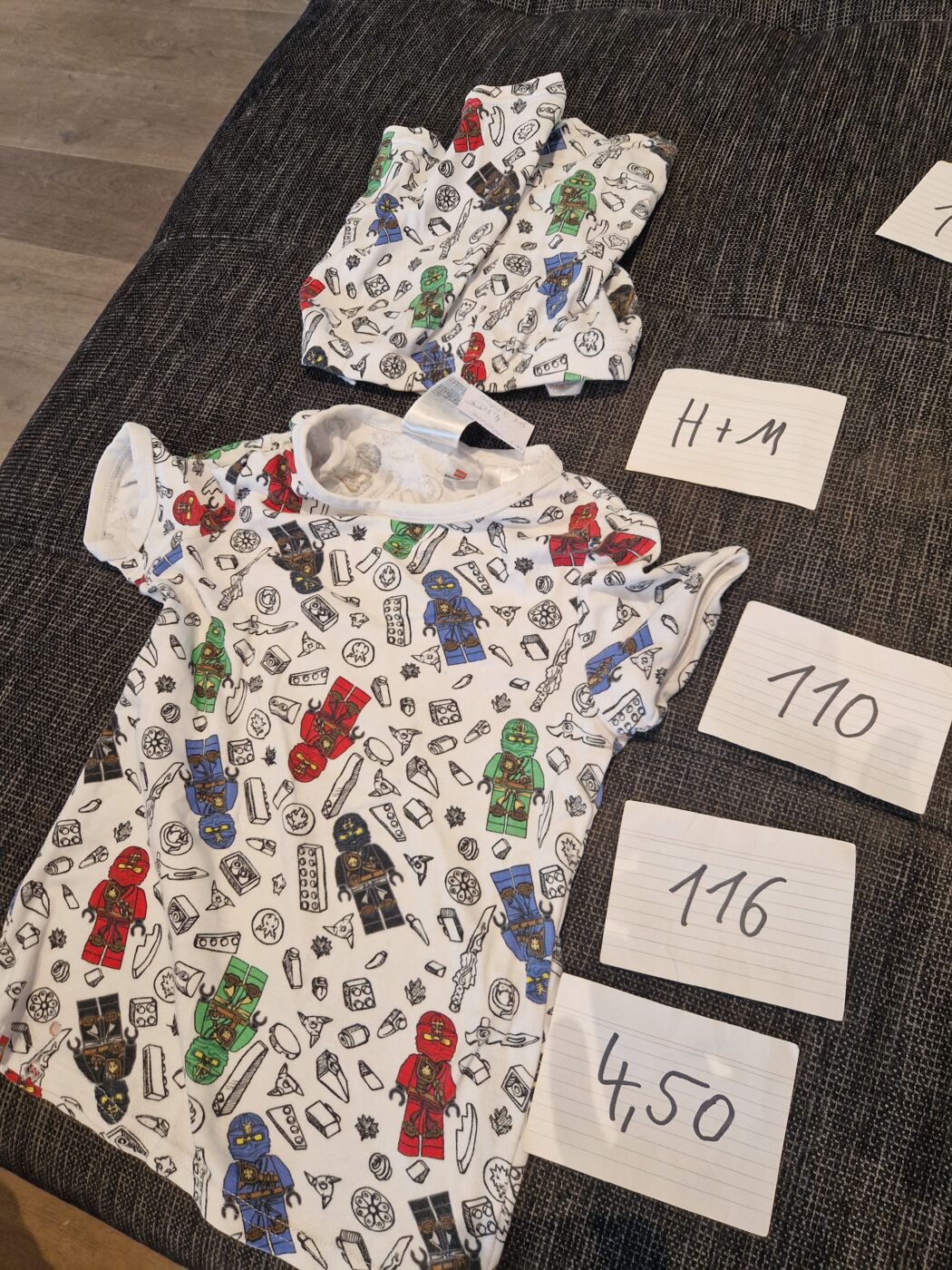 Set Ninjago kurzer Schlafanzug 110 116