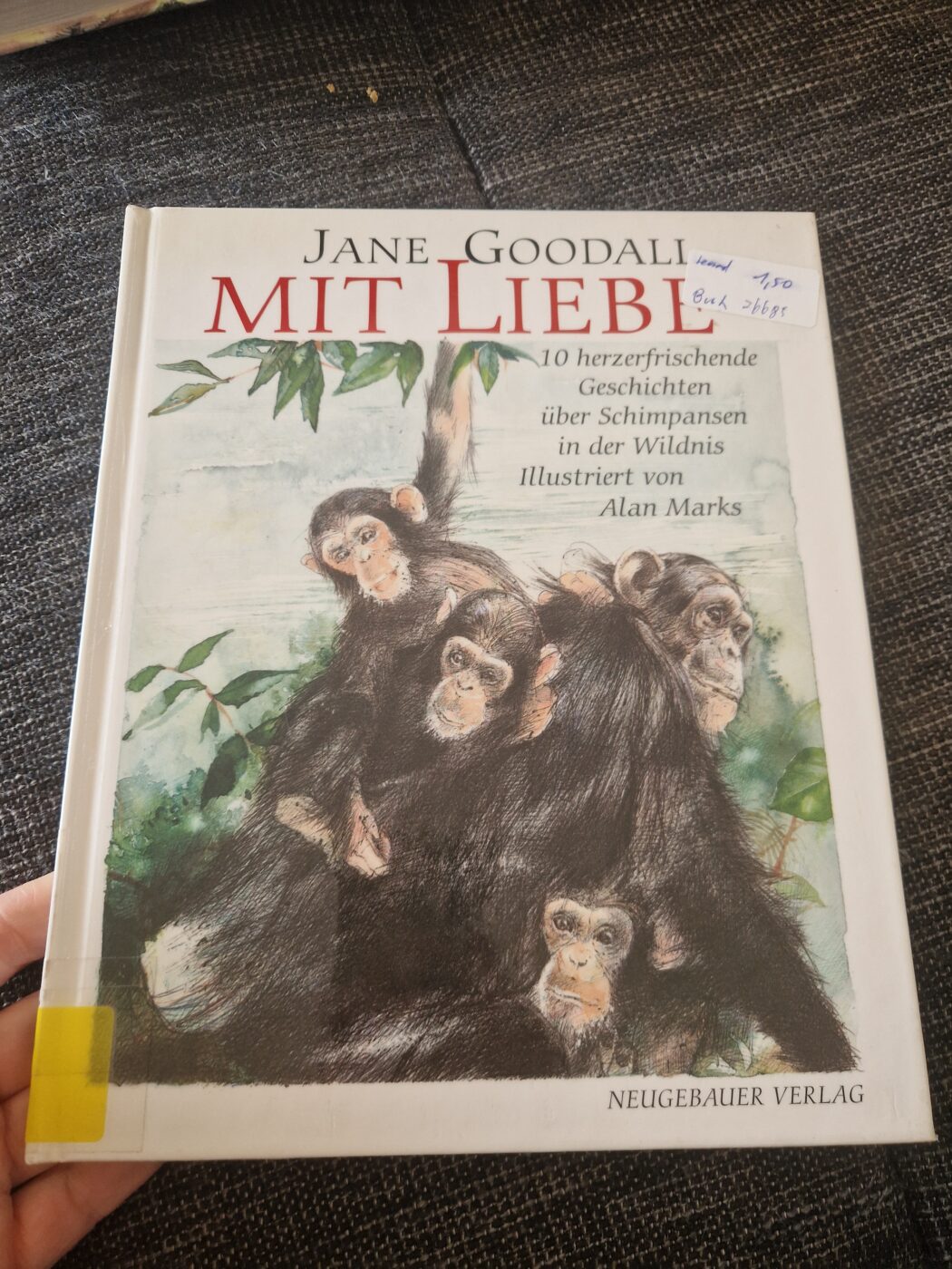 Buch Chimpansen Affen mit Liebe