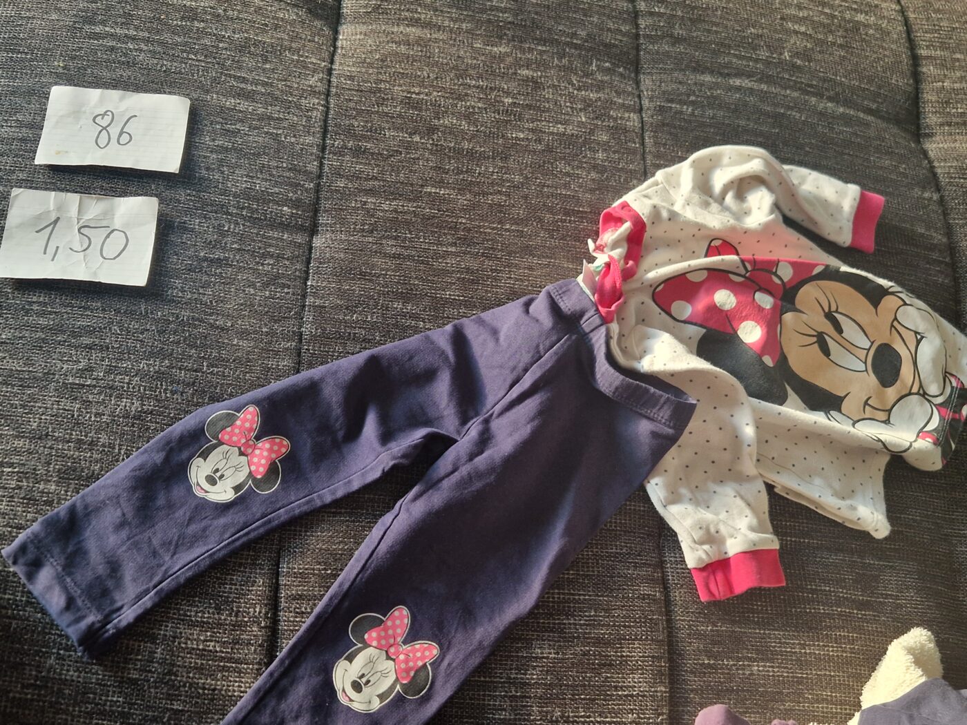 Schlafanzug 86 Set Tagesanzug Minni Mouse