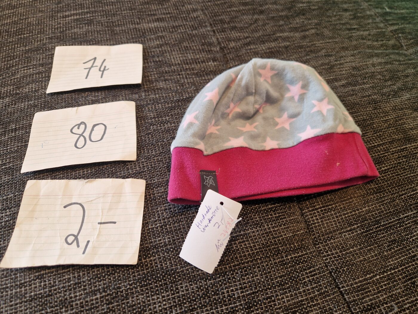 Mütze 74 80 Handmade