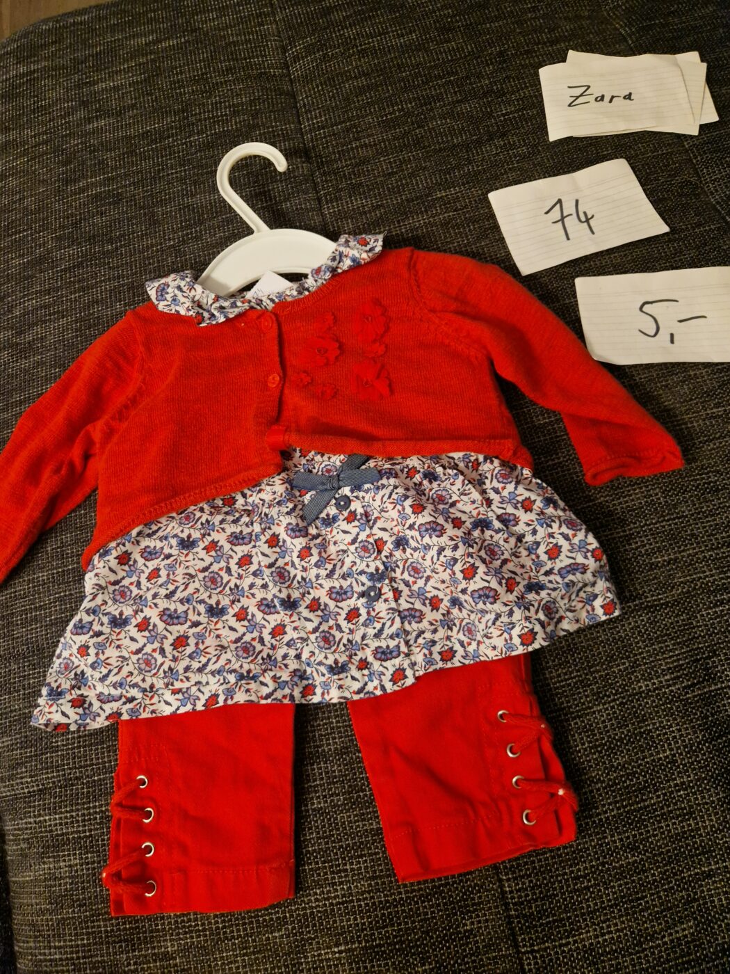 Set Hose Jacke Kleid 74