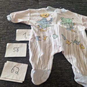 Schlafanzug 56 62 auch für Puppen ( breiter geschnitten)