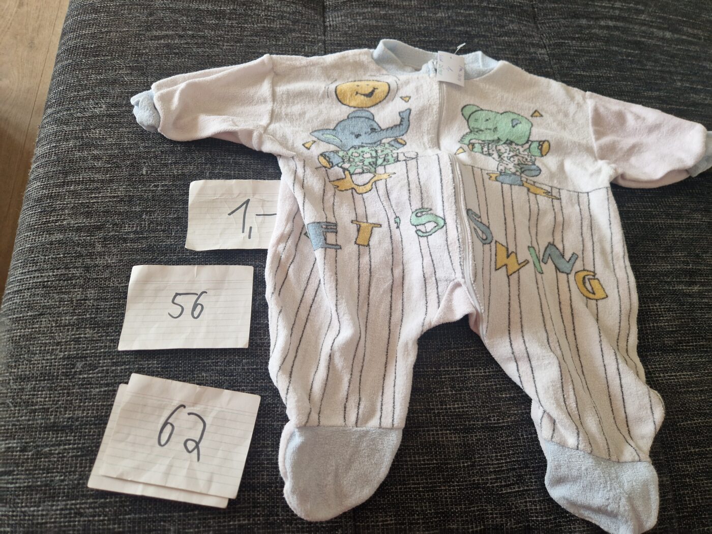 Schlafanzug 56 62 auch für Puppen ( breiter geschnitten)