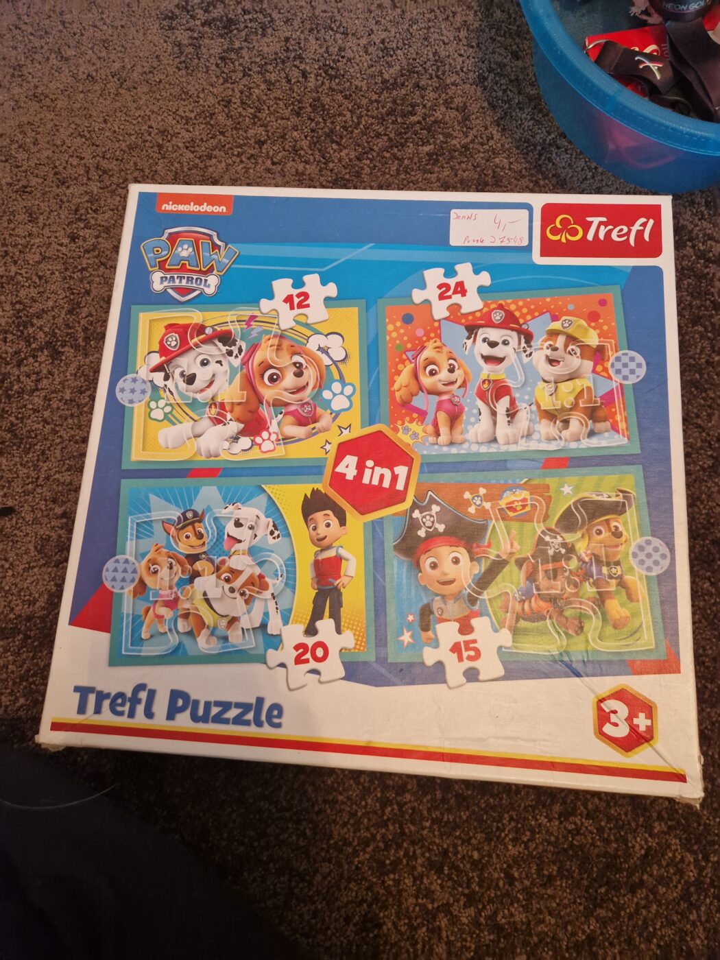 Puzzle 3x Paw Patrol