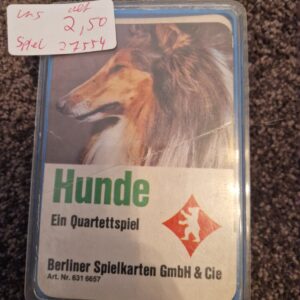 Spiel Hunde Quartett 70er Jahre Original Berliner Spielkarten