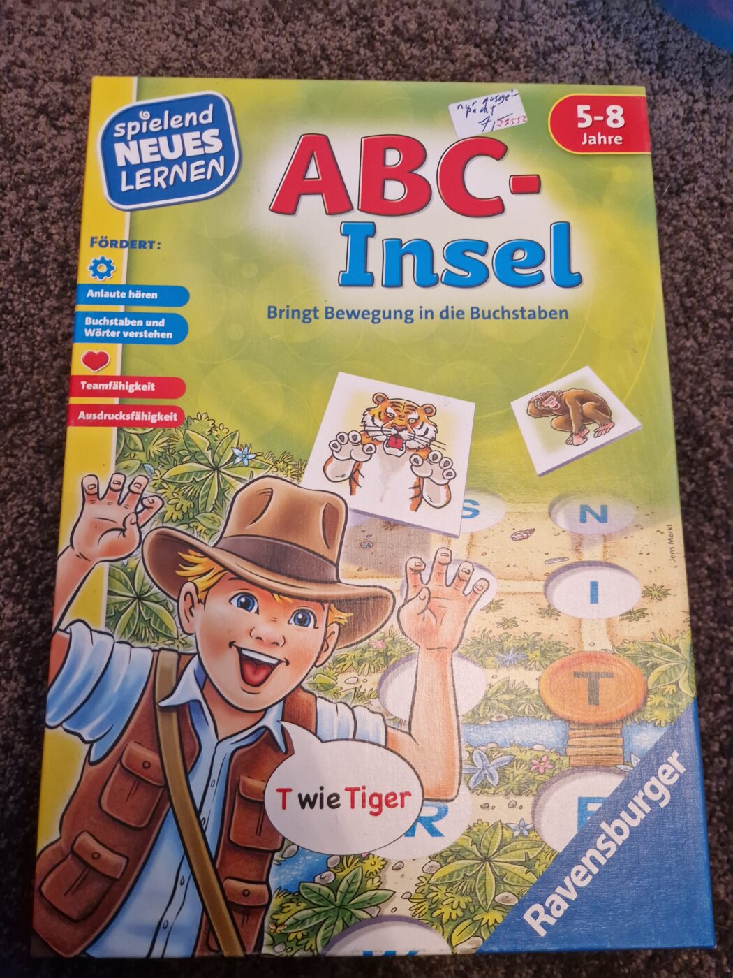 Spiel ABC Insel neu nur ausgepackt