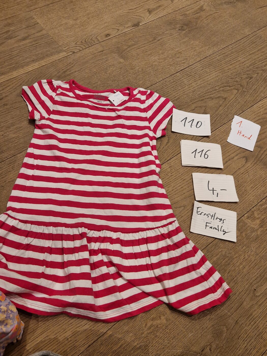 1. Hand Kleid 110 116