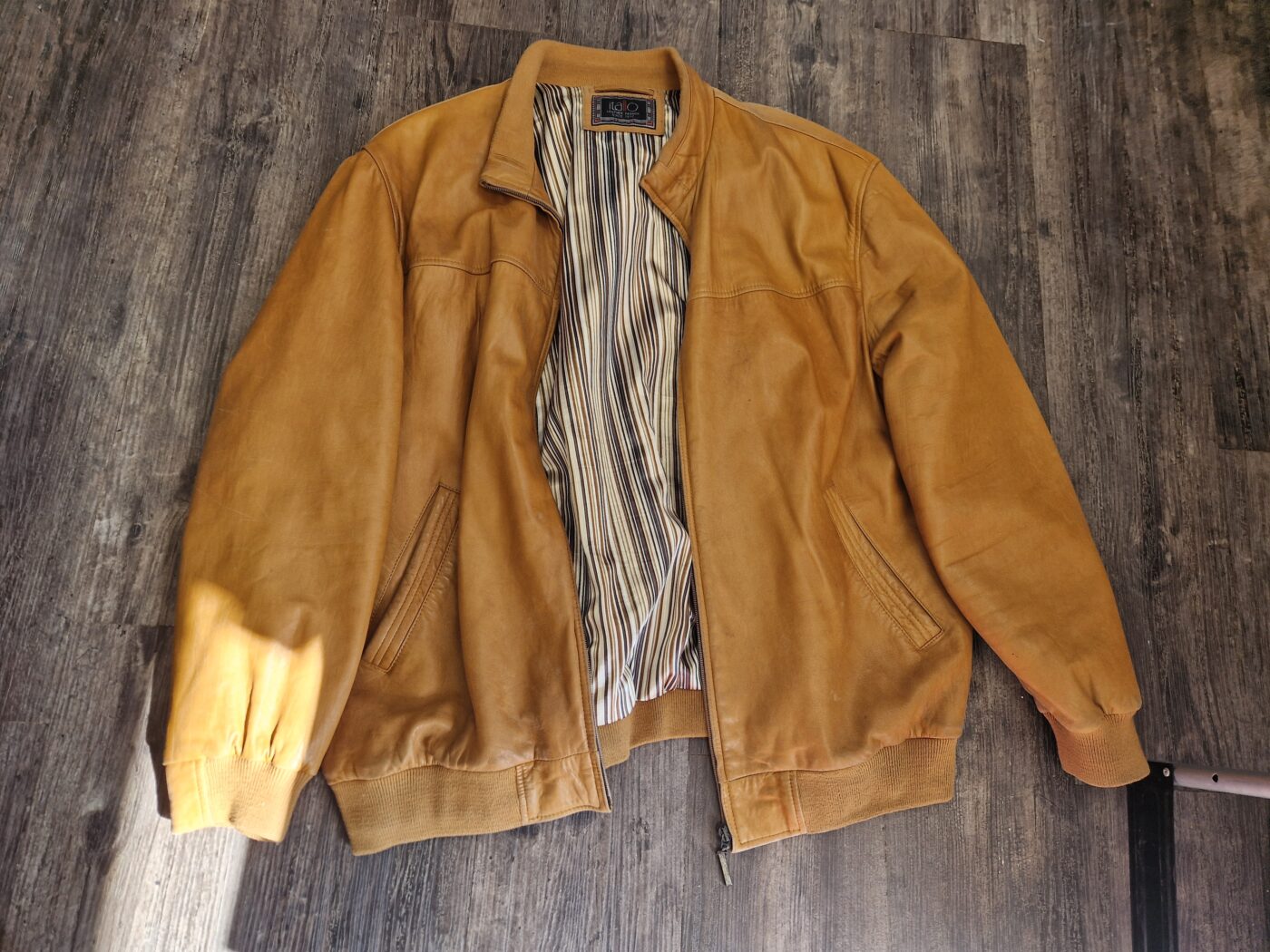 Lederjacke Itallo Gr 58 Echtes Lammleder