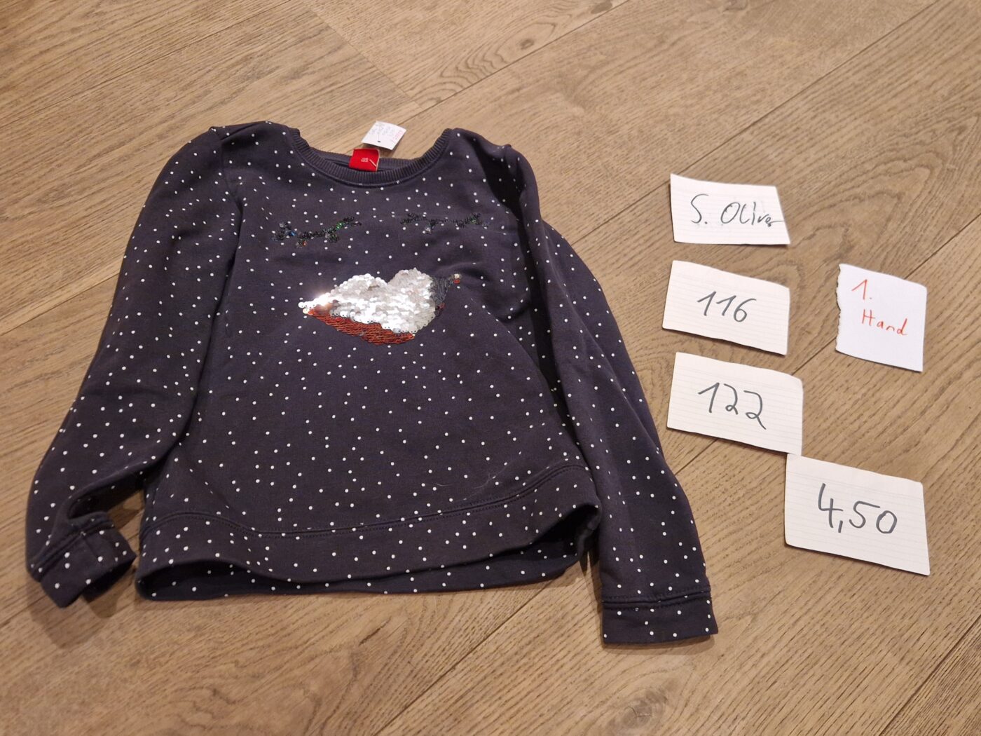 1. Hand Oberteil 116 122