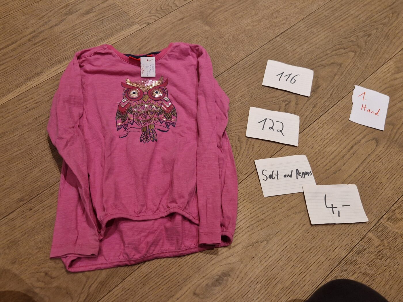 1. Hand Oberteil 116 122 Salt And Pepper