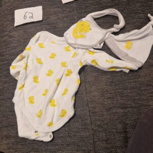 Set 62 Mütze,Lätzchen,Body