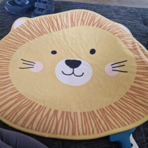 Kleiner Teppich Löwe Bettvorleger