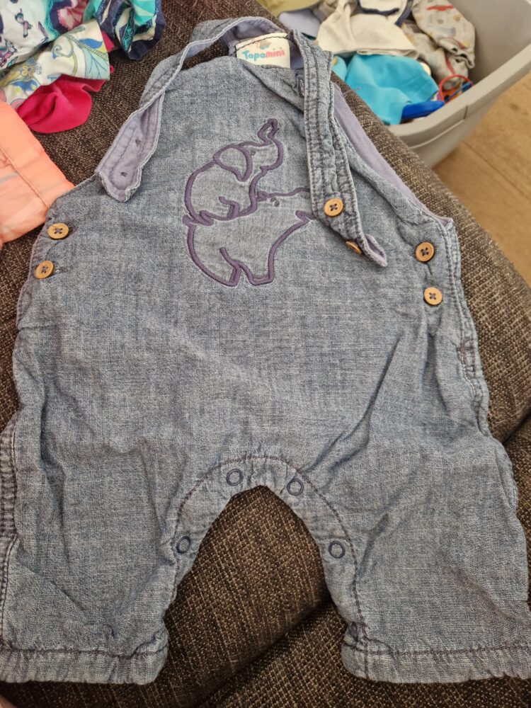 Hose lang Latzhose Strampler 62