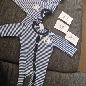 Set Neu 62 68 Body lang und Schlafanzug