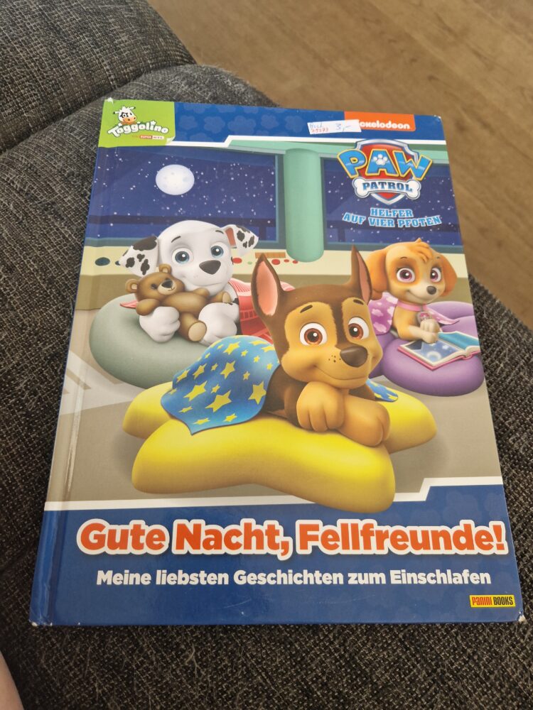 Buch Paw Patrol Gute Nacht, Fellfreunde