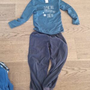 Schlafanzug warm 122 128