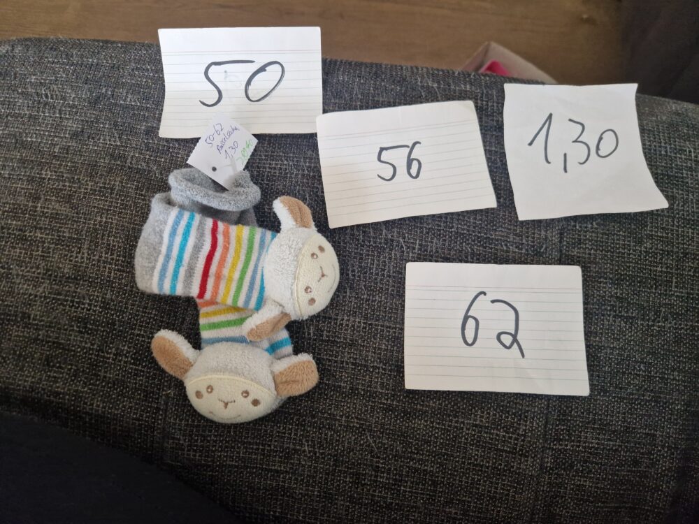 Rasselsöckchen 50 56 62